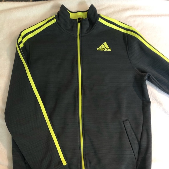 adidas zip up tracksuit top